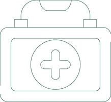 First Aid Kit Creative Icon Design vector