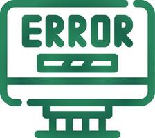 Error Creative Icon Design vector