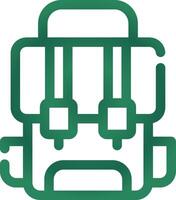 Backpack Creative Icon Design vector