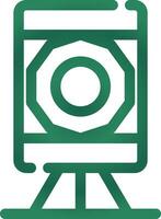 Theodolite Creative Icon Design vector