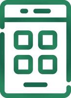 Grid Creative Icon Design vector