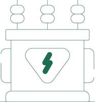 Power Transformer Creative Icon Design vector