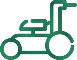 Lawnmower Creative Icon Design vector