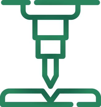 Line Gradient Circle vector