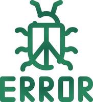 diseño de icono creativo de error vector