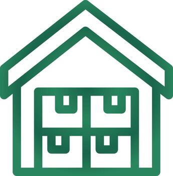 círculo de gradiente de línea vector