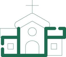 Chapel Creative Icon Design vector