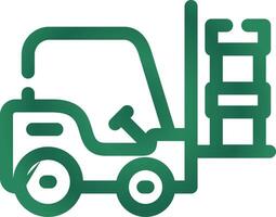 Forklift Creative Icon Design vector
