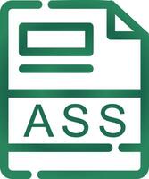 ASS Creative Icon Design vector