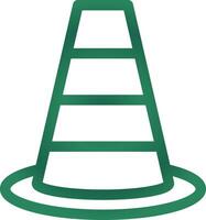 Traffic Cone Creative Icon Design vector