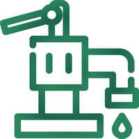 Hand Pump Creative Icon Design vector