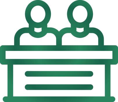 Line Gradient Circle vector