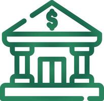 Bank Creative Icon Design vector