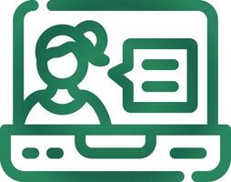 Job Interview Creative Icon Design vector