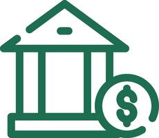 Banking Fees Creative Icon Design vector