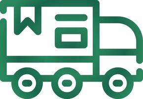 Delivery Truck Creative Icon Design vector