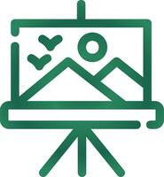 Canvas Creative Icon Design vector