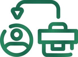 B2C Creative Icon Design vector