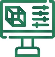 Simulation Creative Icon Design vector