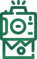 Instant Camera Creative Icon Design vector