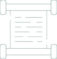 Scroll Creative Icon Design vector