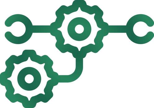 flujo de trabajo proceso creativo icono diseño vector