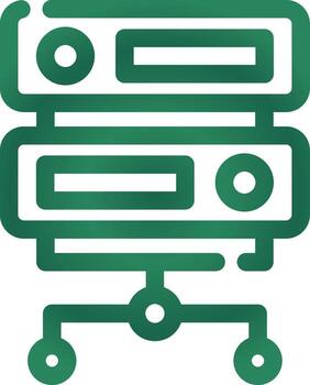 Server Creative Icon Design vector