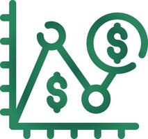 Average Dollar Sale Creative Icon Design vector