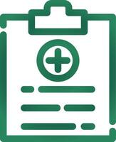 Medical Report Creative Icon Design vector