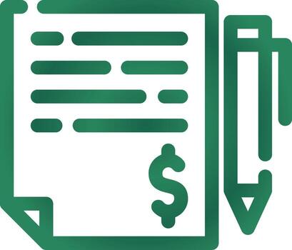 Line Gradient Circle vector