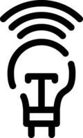 Smart Bulb Creative Icon Design vector