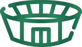 Stadium Creative Icon Design vector