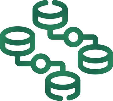 desestructurado datos creativo icono diseño vector