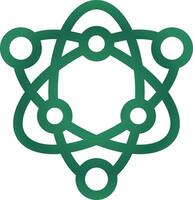 Atom Creative Icon Design vector