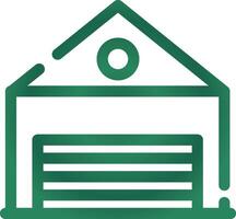 Warehouse Creative Icon Design vector