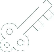 Door Key Creative Icon Design vector