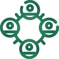 Global Network Creative Icon Design vector