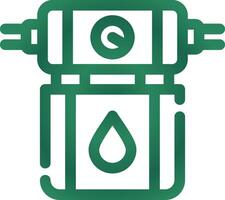 Water Filter Creative Icon Design vector