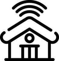 Smart Home Creative Icon Design vector