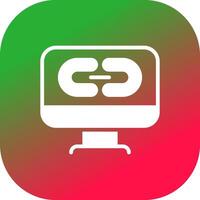 Link Creative Icon Design vector