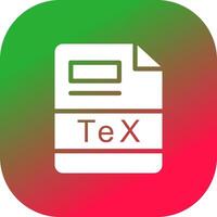 TeX Creative Icon Design vector