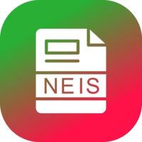 NEIS Creative Icon Design vector