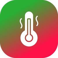 diseño de icono creativo de temperatura caliente vector