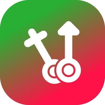 Line Gradient Circle vector