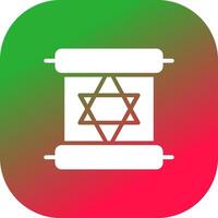 Scroll torah Creative Icon Design vector