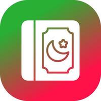 Quran Creative Icon Design vector