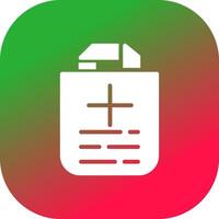 Medical Bag Creative Icon Design vector