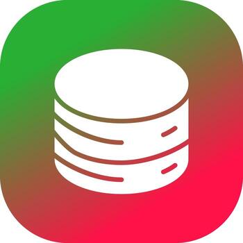 círculo de gradiente de línea vector