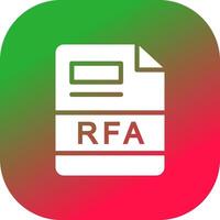 RFA Creative Icon Design vector