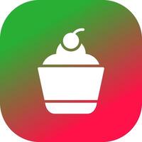 Cupcake Creative Icon Design vector